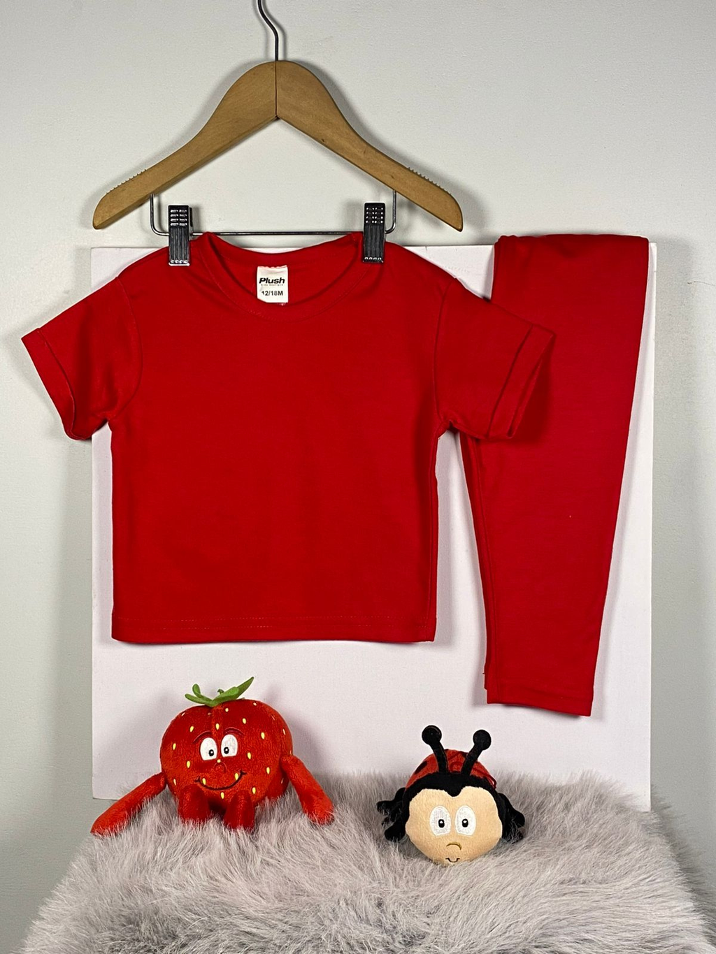 Plush- Everyday Co-ord Set in Red