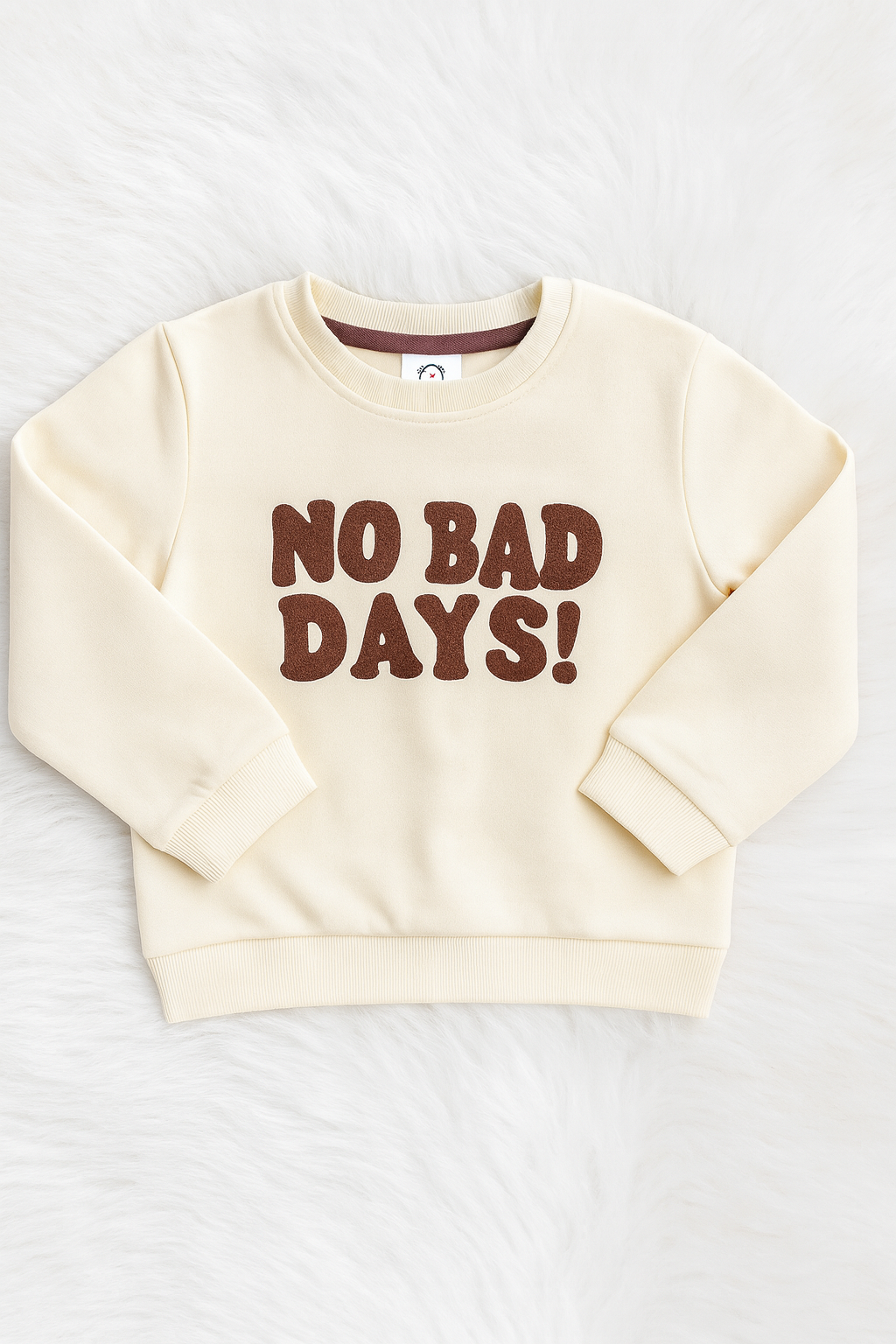 Full Sleeves Sweat Shirt - No Bad Days White