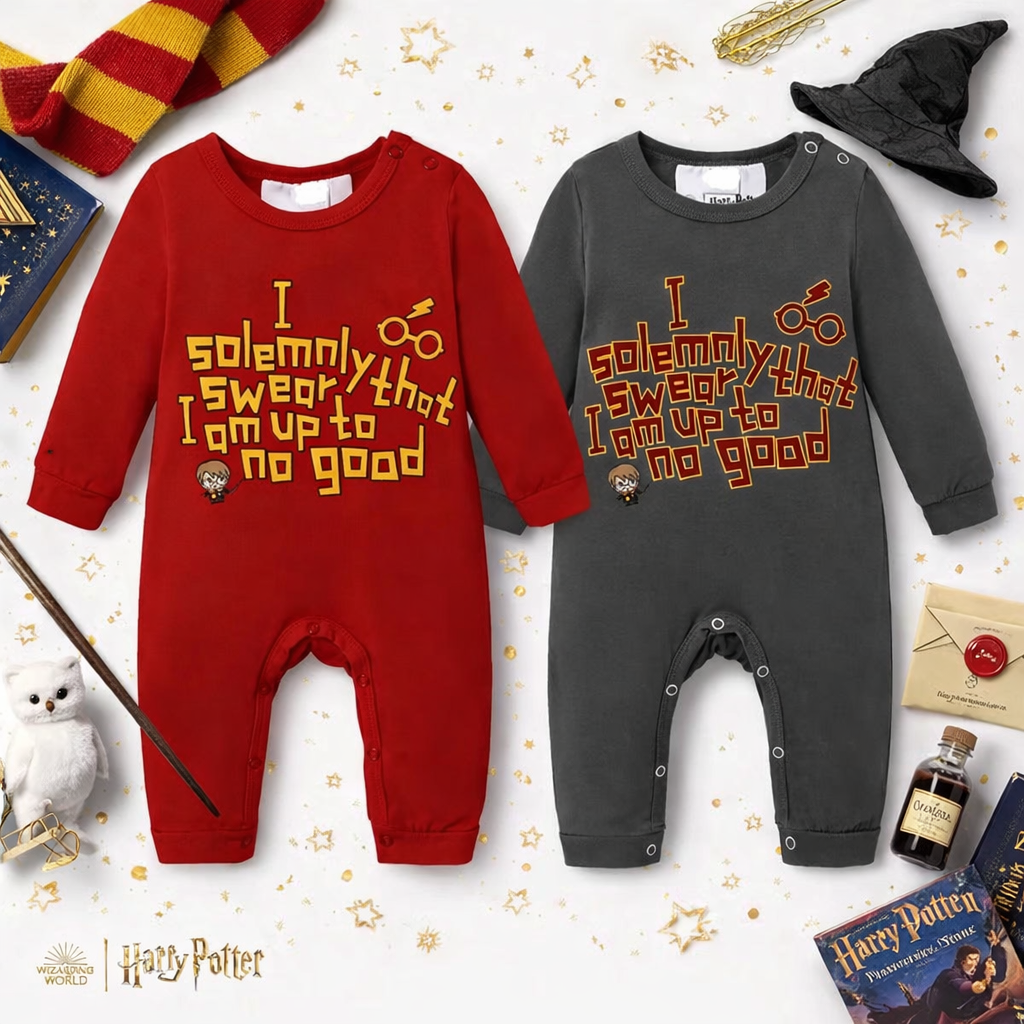 Plush-1PcsPrinted Rompers - Harry Potter - Red