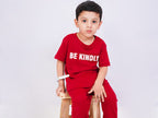 Plush-Premium Casual Wear P/J Set Red
