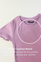 Plush-Premium Basics Casual Wear P/J Set Purple