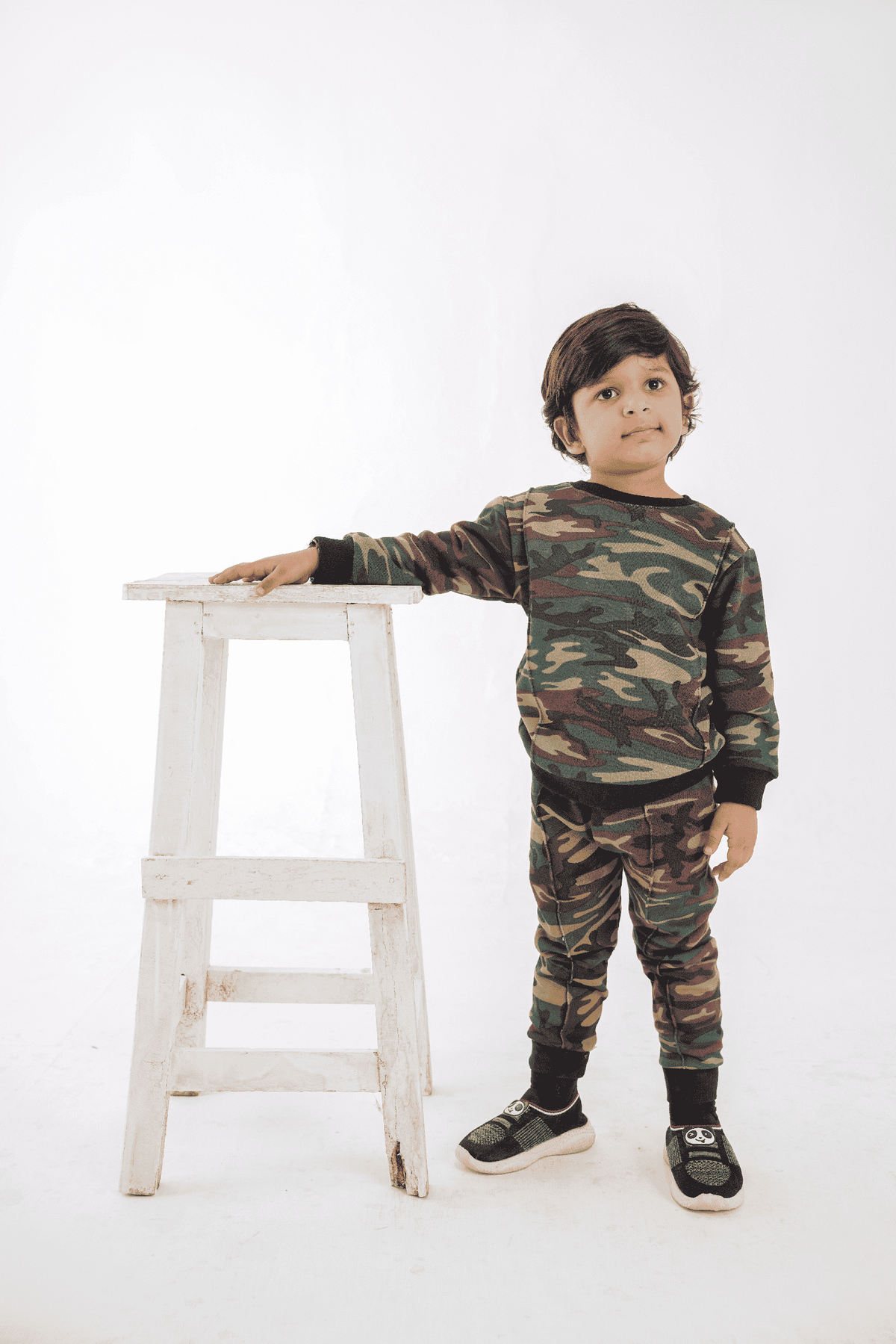 Plush -  Fleece Shirt & Trouser - Camouflage Green