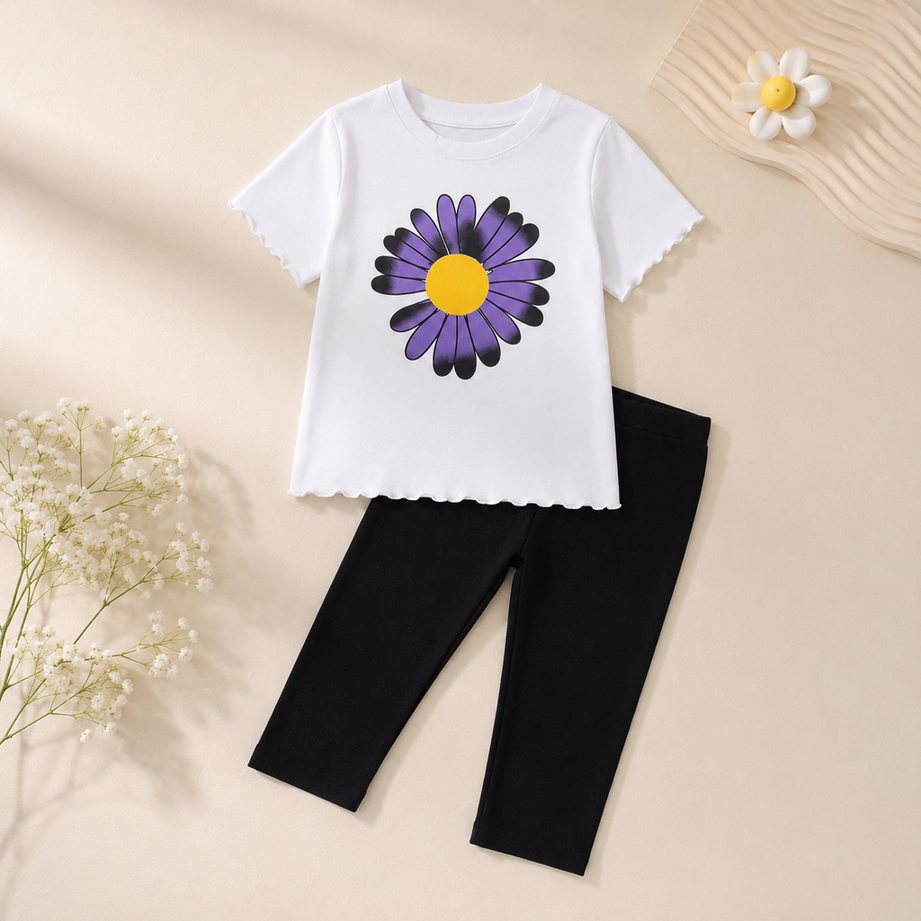 Plush-Premium Basics Casual Wear P/J Set White