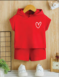 Plush-Summer Set-Heart Red