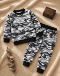 Plush -  Fleece Shirt & Trouser - Camouflage Grey