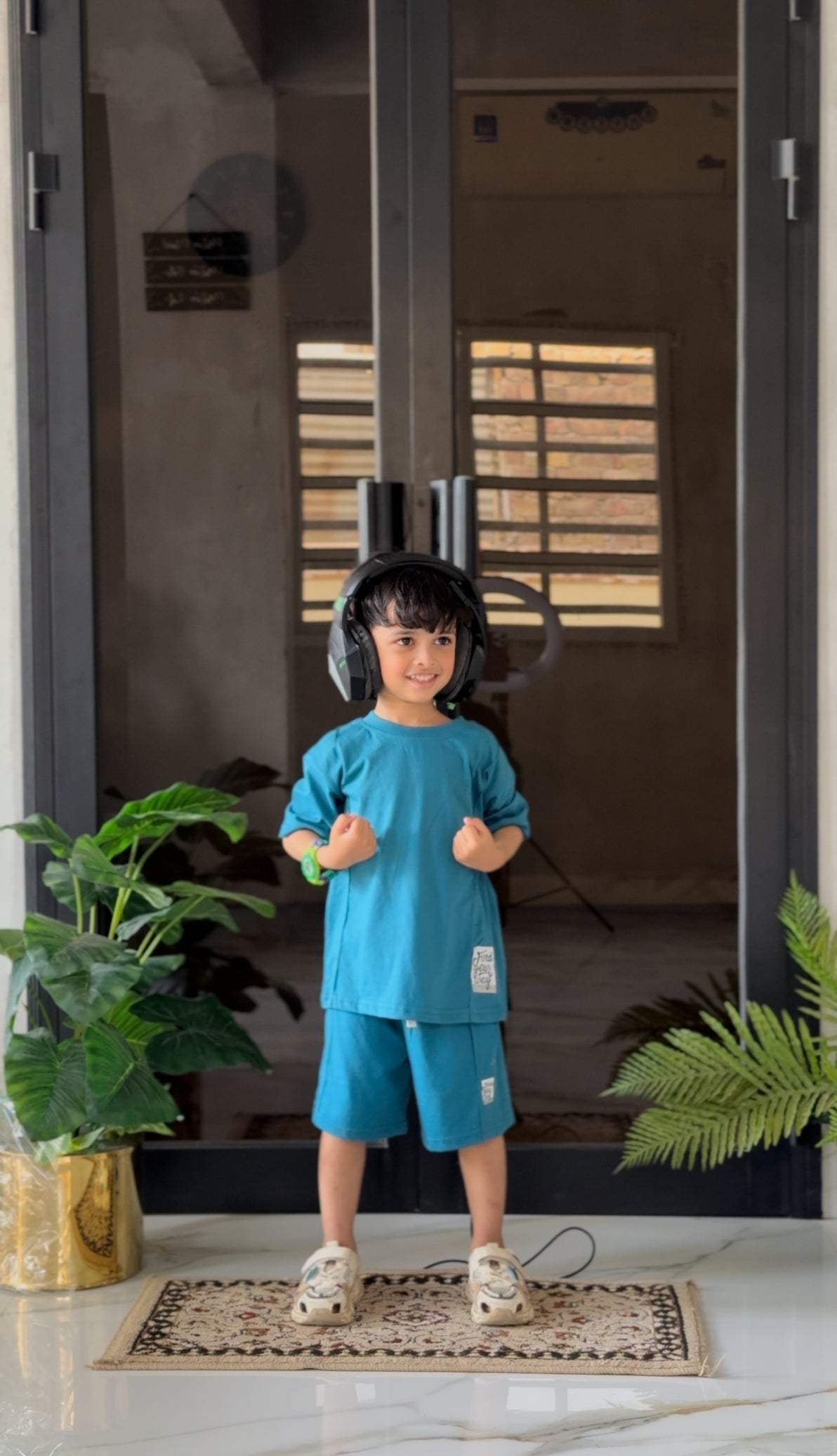 Boys Teal Blue 