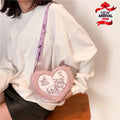 Heart shaped girls bag