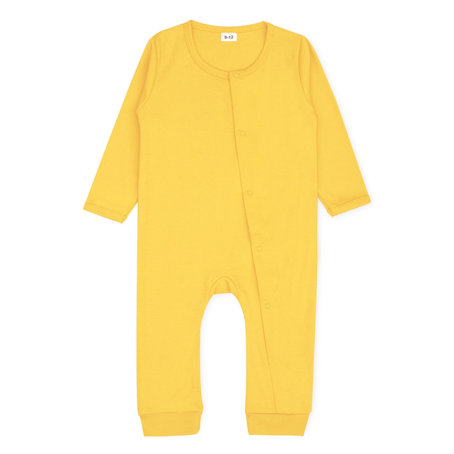 Plush-Baby Soft Bamboo Viscose Button Romper - Yellow