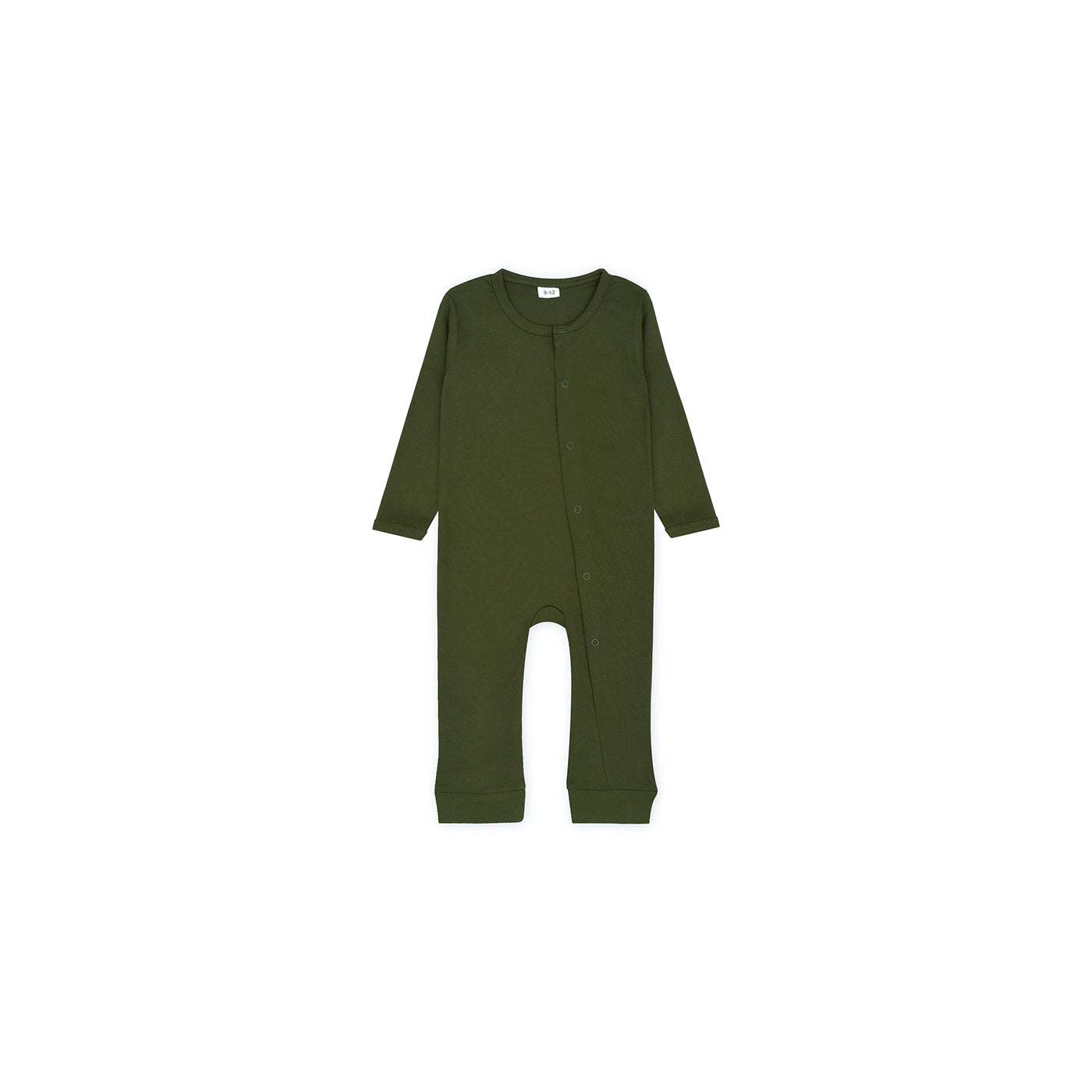 Plush-Baby Soft Bamboo Viscose Button Romper - Green