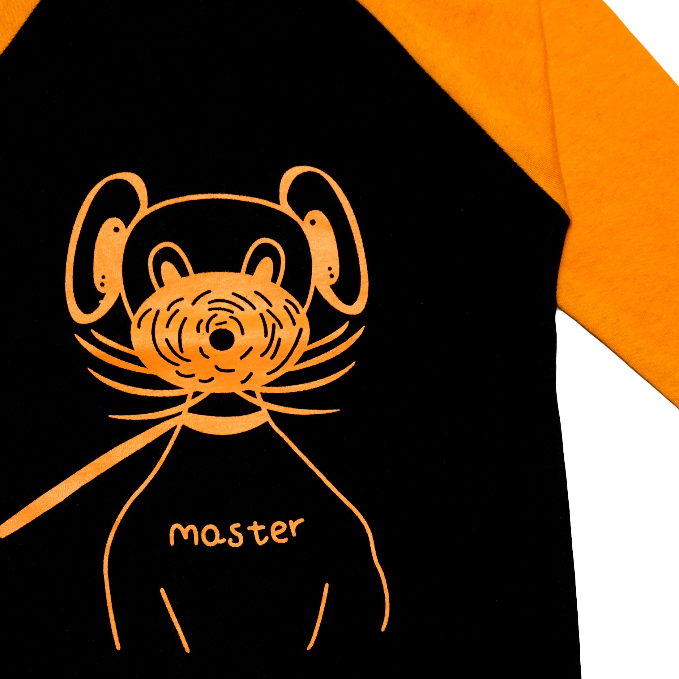 TEROM - YELLOW LONG SLEEVE RAGLAN  T-SHIRT