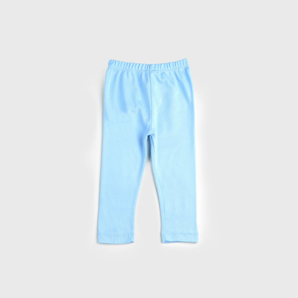 Plush-Premium Girls Casual Wear P/J Set Drop Shoulder Blue