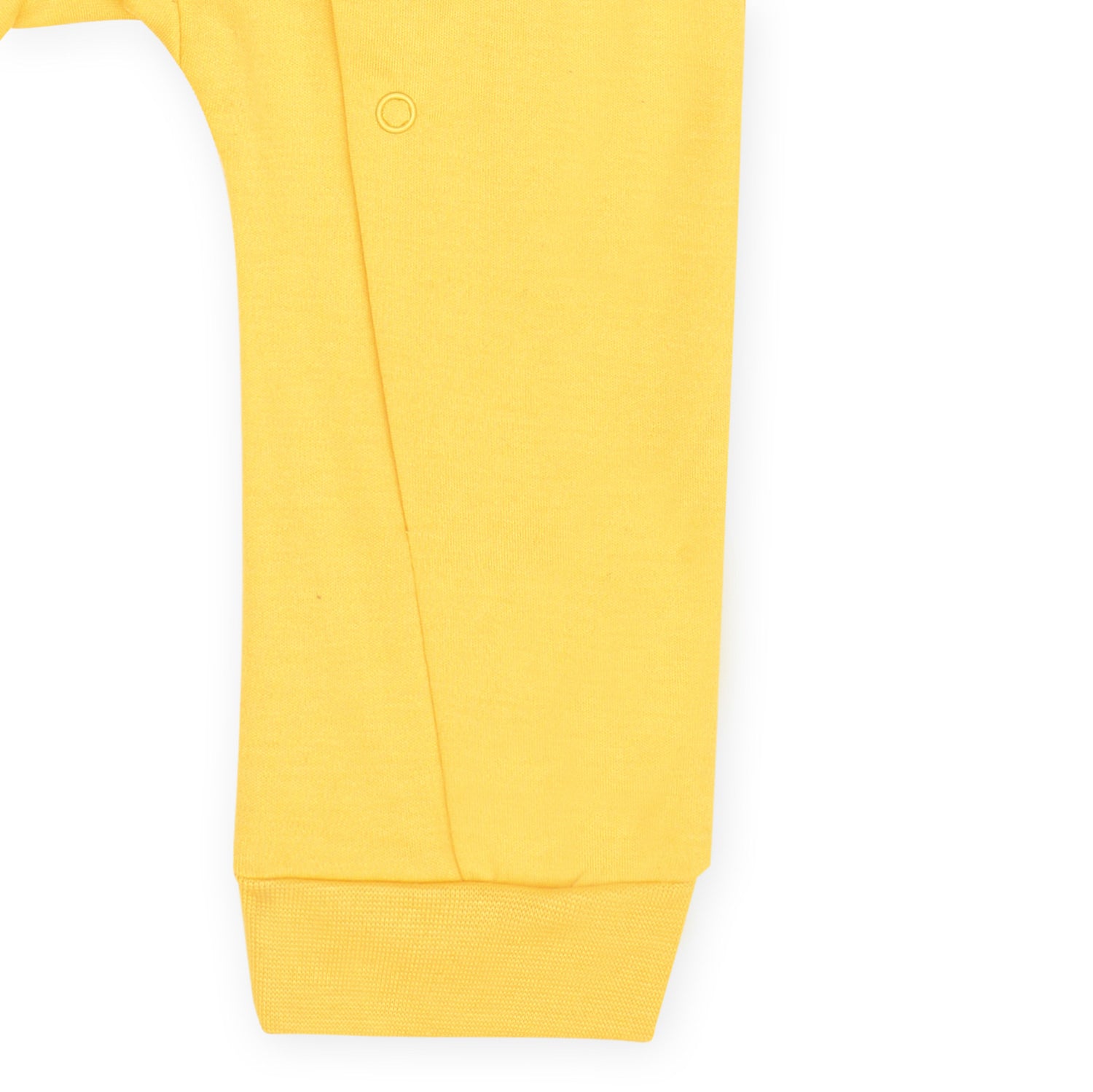 Plush-Baby Soft Bamboo Viscose Button Romper - Yellow